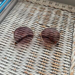 Round Gold & Rose Gold Sunglasses